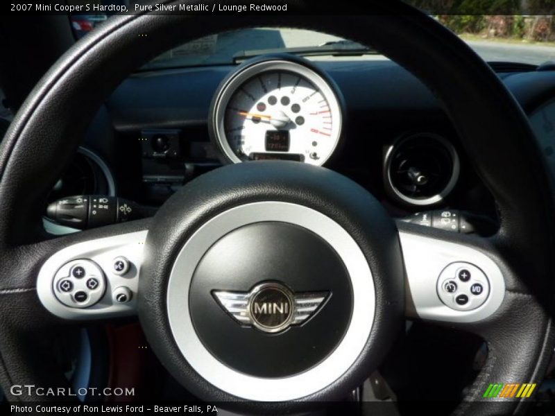 Pure Silver Metallic / Lounge Redwood 2007 Mini Cooper S Hardtop