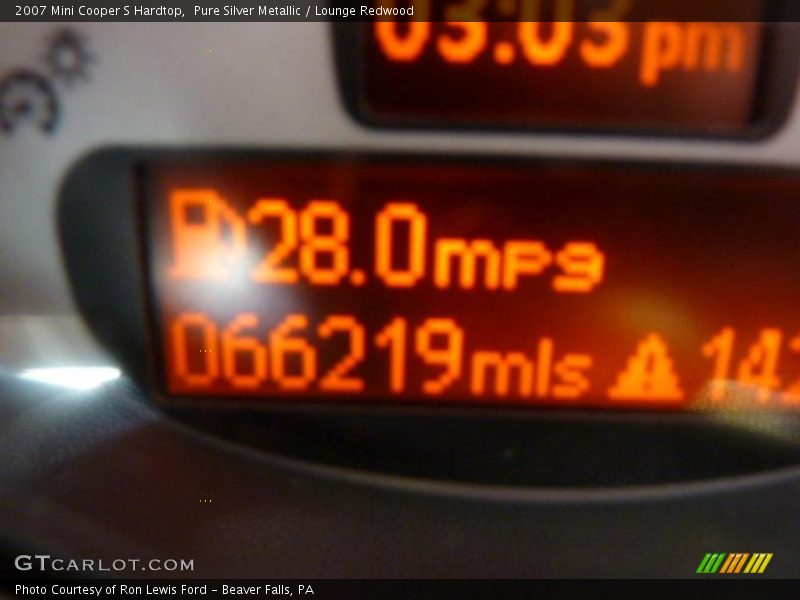 Pure Silver Metallic / Lounge Redwood 2007 Mini Cooper S Hardtop