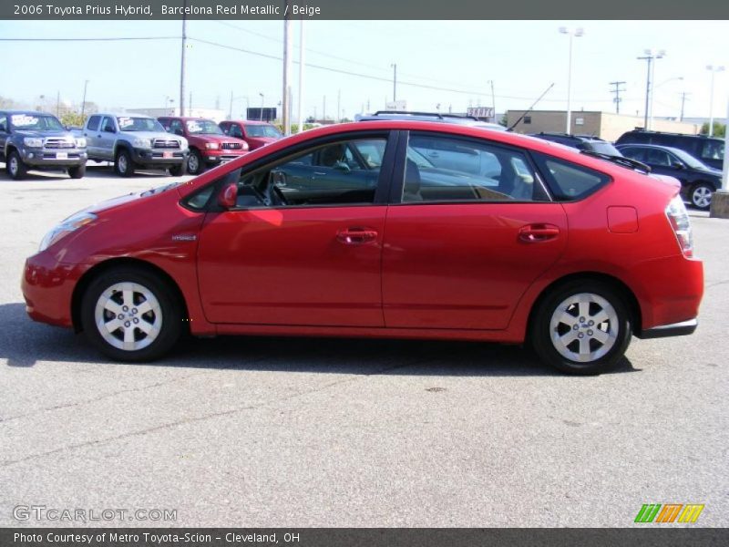 Barcelona Red Metallic / Beige 2006 Toyota Prius Hybrid