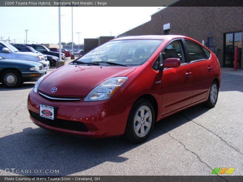 Barcelona Red Metallic / Beige 2006 Toyota Prius Hybrid