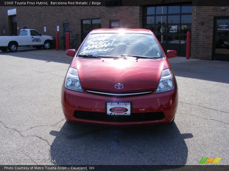 Barcelona Red Metallic / Beige 2006 Toyota Prius Hybrid