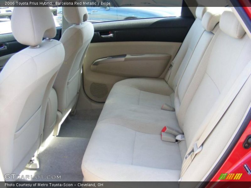 Barcelona Red Metallic / Beige 2006 Toyota Prius Hybrid