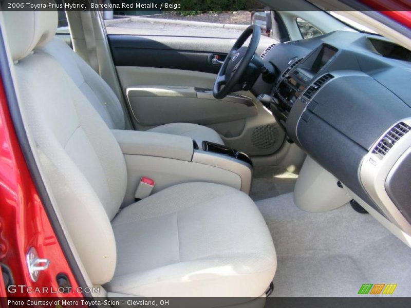 Barcelona Red Metallic / Beige 2006 Toyota Prius Hybrid