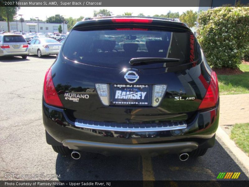 Super Black / Charcoal 2007 Nissan Murano SL AWD