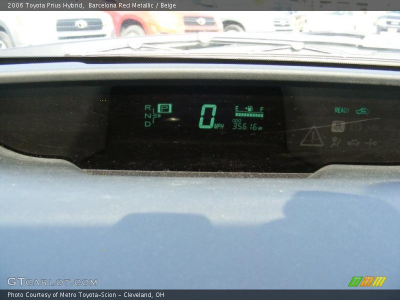 Barcelona Red Metallic / Beige 2006 Toyota Prius Hybrid