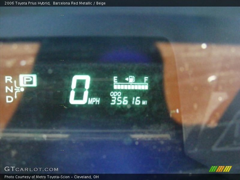 Barcelona Red Metallic / Beige 2006 Toyota Prius Hybrid