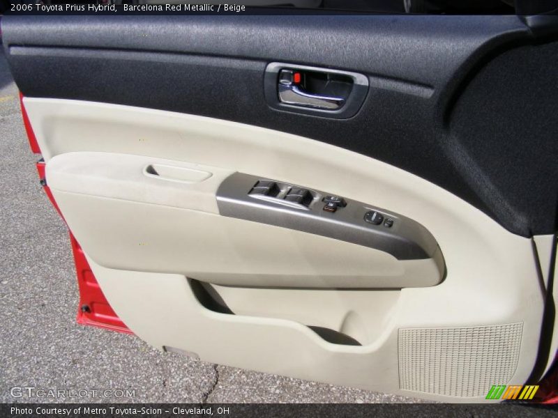 Barcelona Red Metallic / Beige 2006 Toyota Prius Hybrid