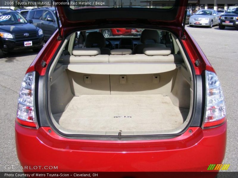 Barcelona Red Metallic / Beige 2006 Toyota Prius Hybrid
