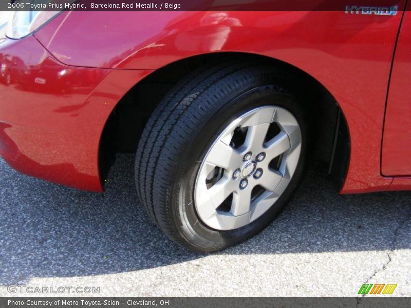 Barcelona Red Metallic / Beige 2006 Toyota Prius Hybrid