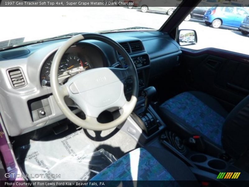 Dark Charcoal Interior - 1997 Tracker Soft Top 4x4 