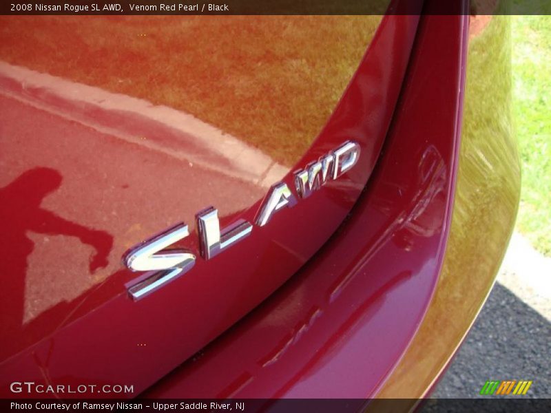 Venom Red Pearl / Black 2008 Nissan Rogue SL AWD