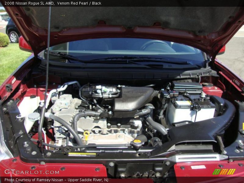 Venom Red Pearl / Black 2008 Nissan Rogue SL AWD
