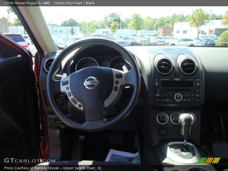 Venom Red Pearl / Black 2008 Nissan Rogue SL AWD