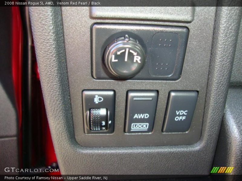 Venom Red Pearl / Black 2008 Nissan Rogue SL AWD