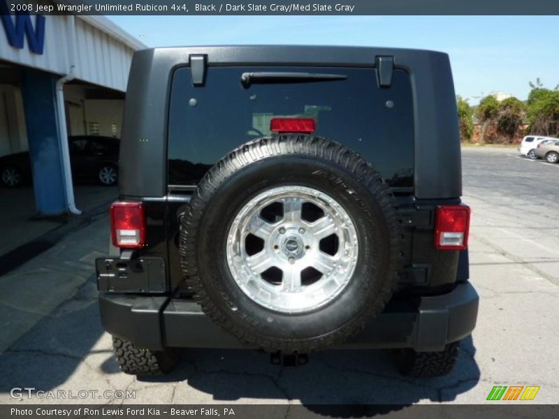 Black / Dark Slate Gray/Med Slate Gray 2008 Jeep Wrangler Unlimited Rubicon 4x4