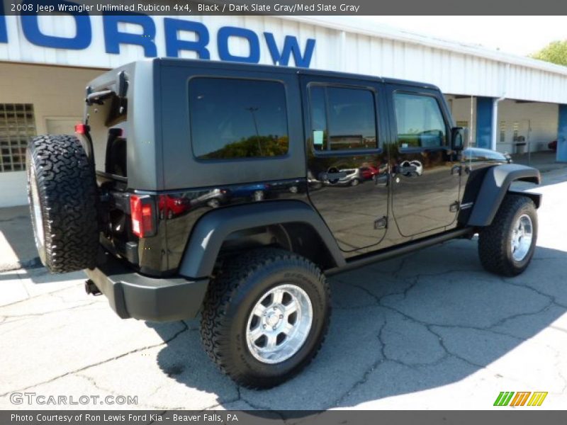 Black / Dark Slate Gray/Med Slate Gray 2008 Jeep Wrangler Unlimited Rubicon 4x4