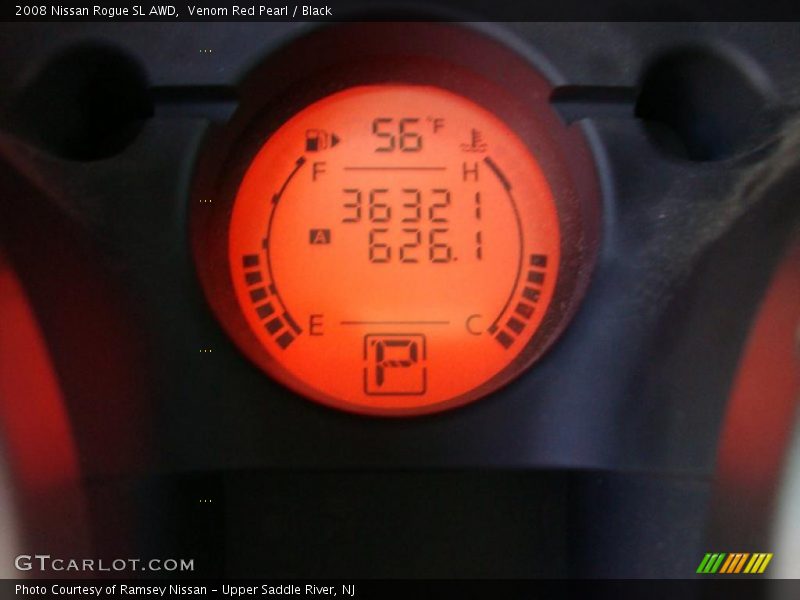Venom Red Pearl / Black 2008 Nissan Rogue SL AWD