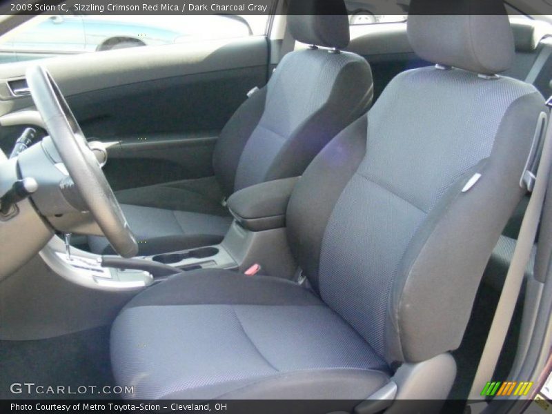 Sizzling Crimson Red Mica / Dark Charcoal Gray 2008 Scion tC