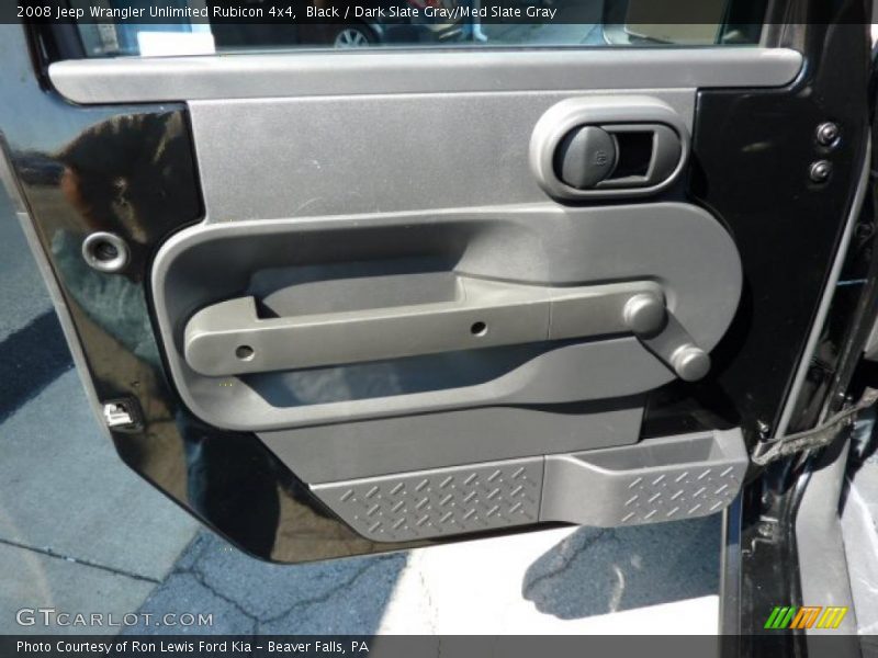 Black / Dark Slate Gray/Med Slate Gray 2008 Jeep Wrangler Unlimited Rubicon 4x4