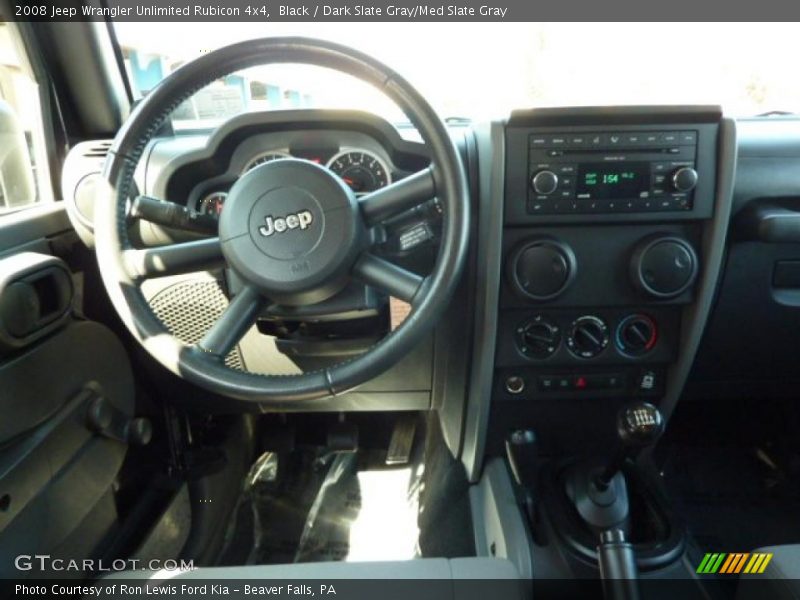 Black / Dark Slate Gray/Med Slate Gray 2008 Jeep Wrangler Unlimited Rubicon 4x4