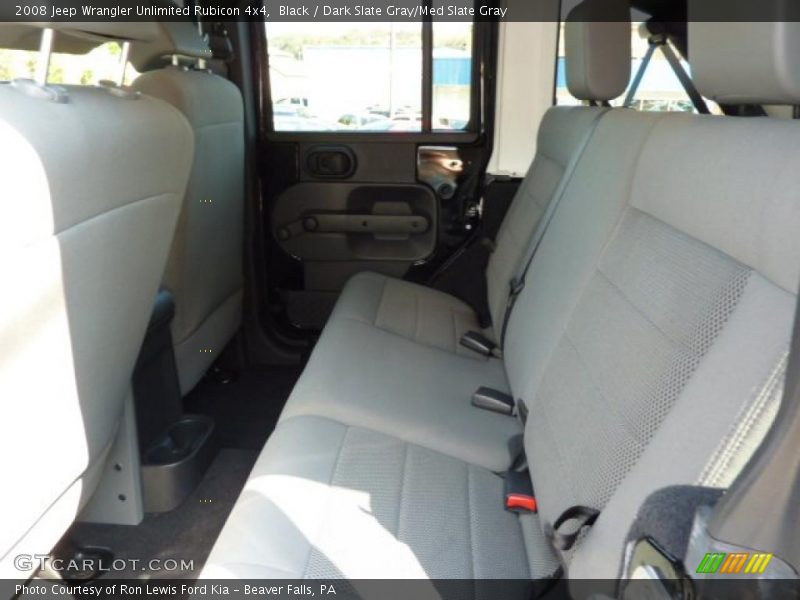 Black / Dark Slate Gray/Med Slate Gray 2008 Jeep Wrangler Unlimited Rubicon 4x4
