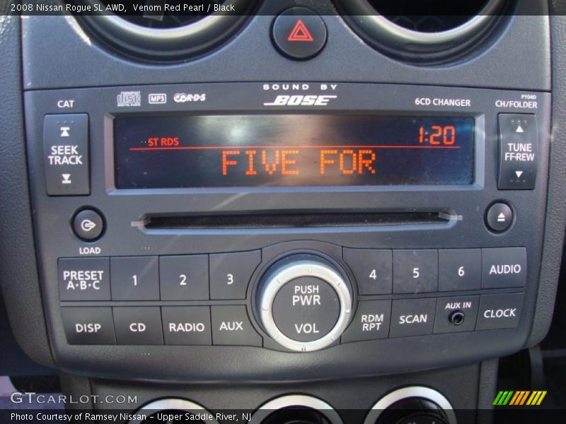 Venom Red Pearl / Black 2008 Nissan Rogue SL AWD