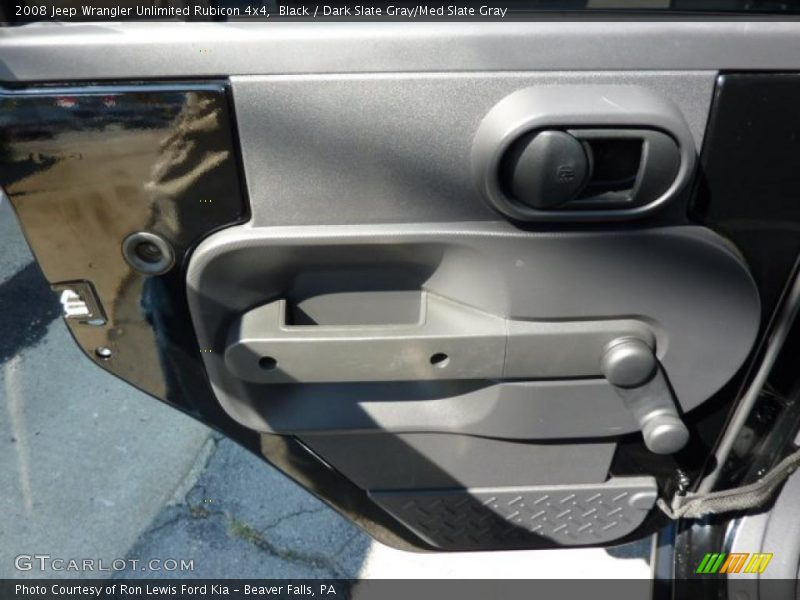 Black / Dark Slate Gray/Med Slate Gray 2008 Jeep Wrangler Unlimited Rubicon 4x4