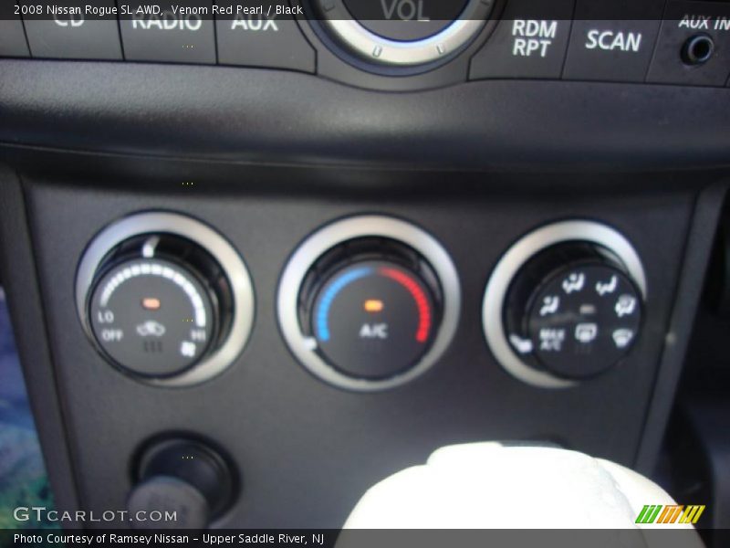 Venom Red Pearl / Black 2008 Nissan Rogue SL AWD