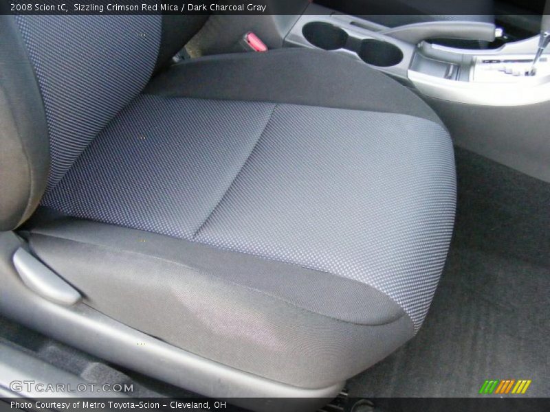 Sizzling Crimson Red Mica / Dark Charcoal Gray 2008 Scion tC