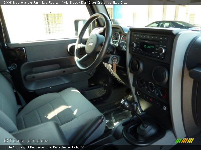 Black / Dark Slate Gray/Med Slate Gray 2008 Jeep Wrangler Unlimited Rubicon 4x4