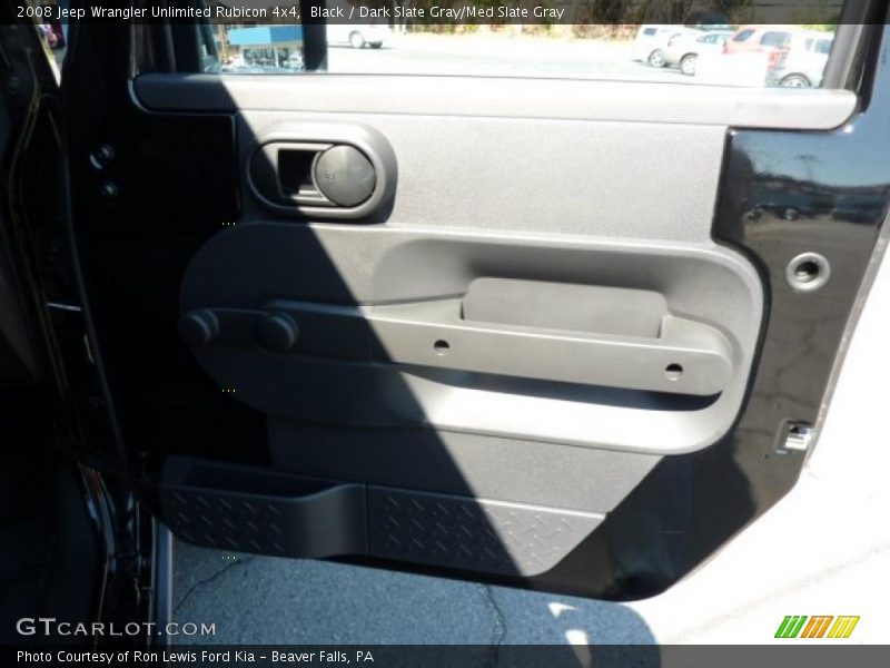 Black / Dark Slate Gray/Med Slate Gray 2008 Jeep Wrangler Unlimited Rubicon 4x4