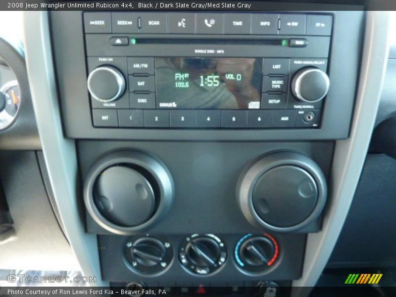 Black / Dark Slate Gray/Med Slate Gray 2008 Jeep Wrangler Unlimited Rubicon 4x4