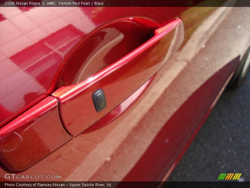 Venom Red Pearl / Black 2008 Nissan Rogue SL AWD
