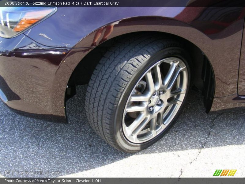 Sizzling Crimson Red Mica / Dark Charcoal Gray 2008 Scion tC