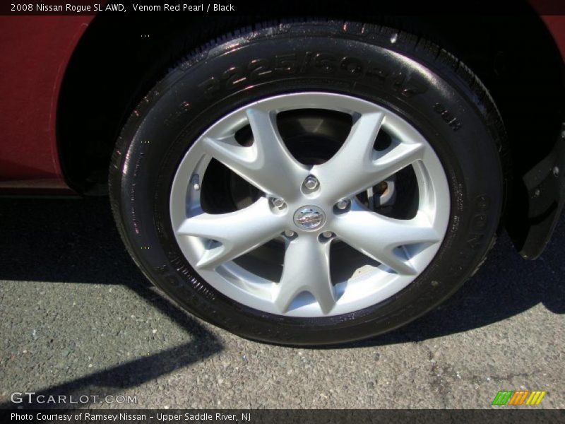 Venom Red Pearl / Black 2008 Nissan Rogue SL AWD