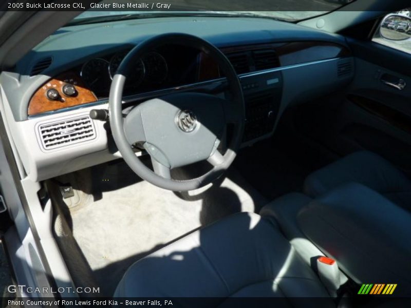 Glacier Blue Metallic / Gray 2005 Buick LaCrosse CXL