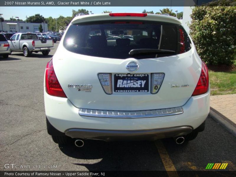 Glacier Pearl White / Cafe Latte 2007 Nissan Murano SL AWD