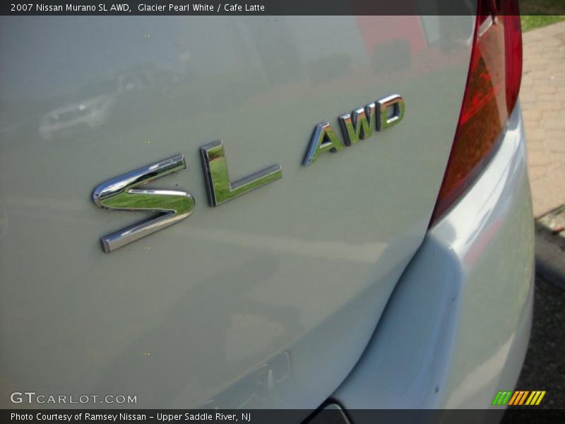 Glacier Pearl White / Cafe Latte 2007 Nissan Murano SL AWD