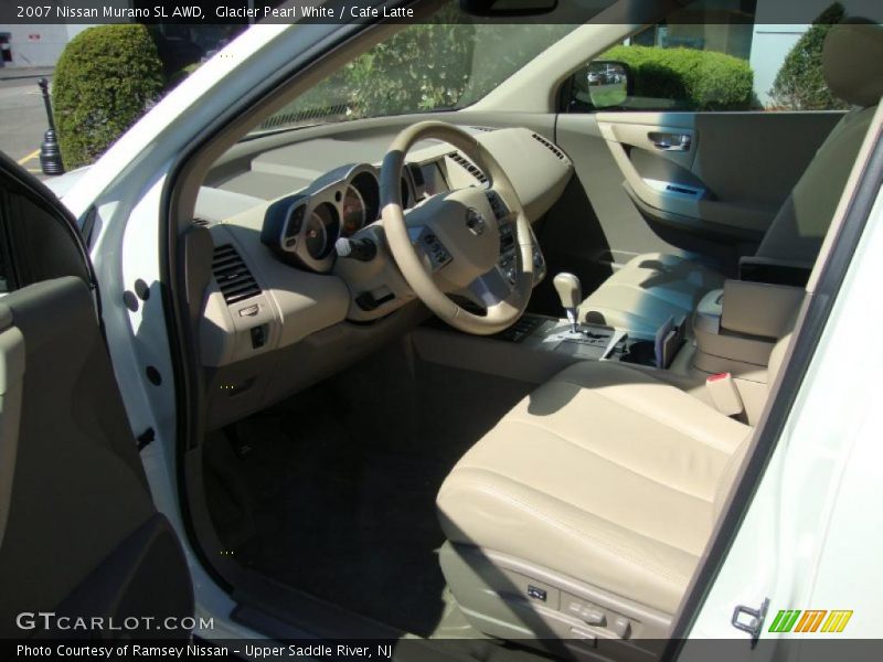 Glacier Pearl White / Cafe Latte 2007 Nissan Murano SL AWD