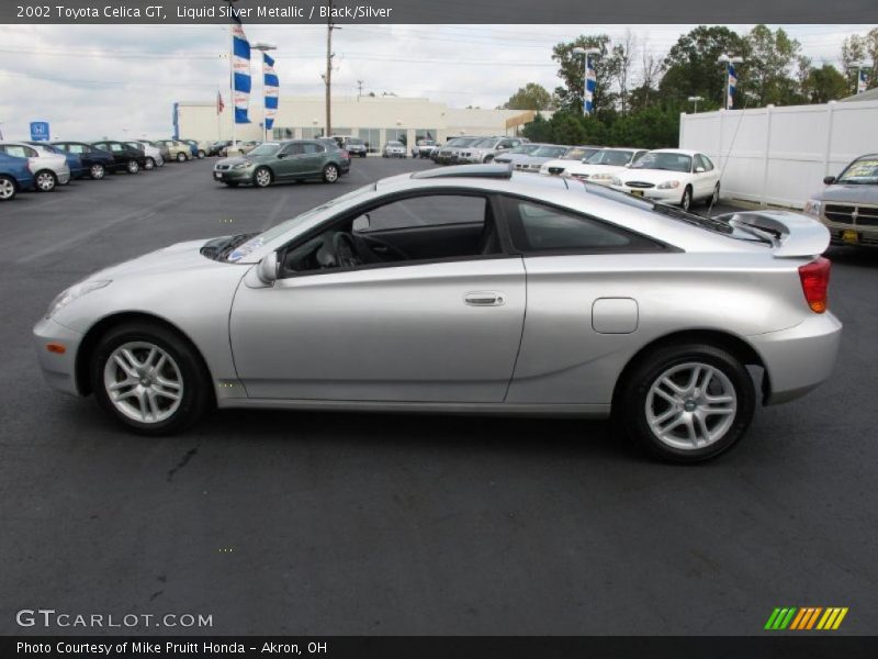 Liquid Silver Metallic / Black/Silver 2002 Toyota Celica GT