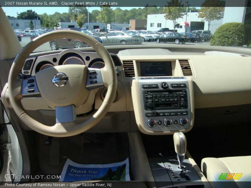 Glacier Pearl White / Cafe Latte 2007 Nissan Murano SL AWD