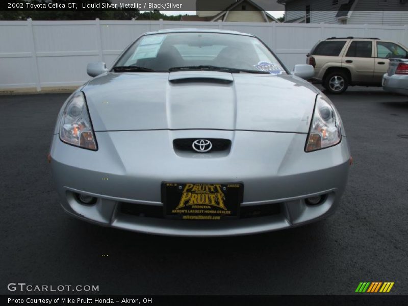 Liquid Silver Metallic / Black/Silver 2002 Toyota Celica GT