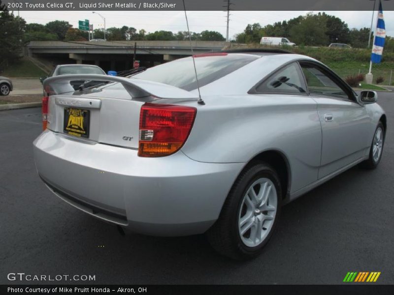 Liquid Silver Metallic / Black/Silver 2002 Toyota Celica GT
