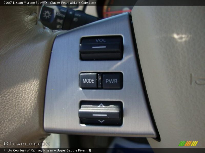 Glacier Pearl White / Cafe Latte 2007 Nissan Murano SL AWD