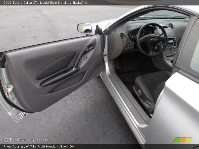 Liquid Silver Metallic / Black/Silver 2002 Toyota Celica GT
