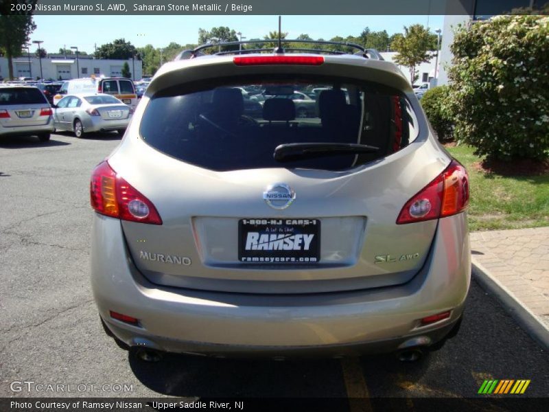Saharan Stone Metallic / Beige 2009 Nissan Murano SL AWD