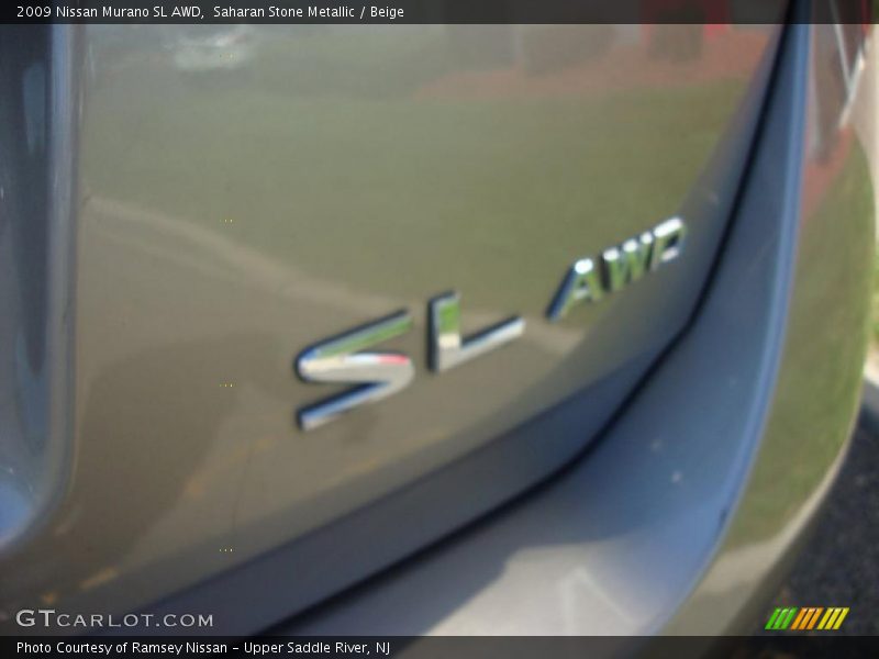 Saharan Stone Metallic / Beige 2009 Nissan Murano SL AWD
