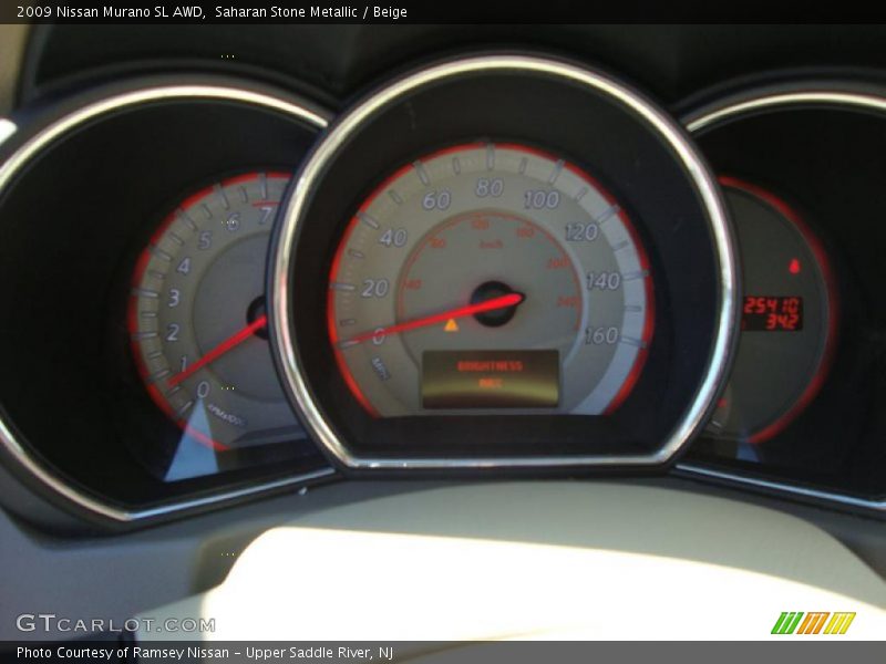 Saharan Stone Metallic / Beige 2009 Nissan Murano SL AWD
