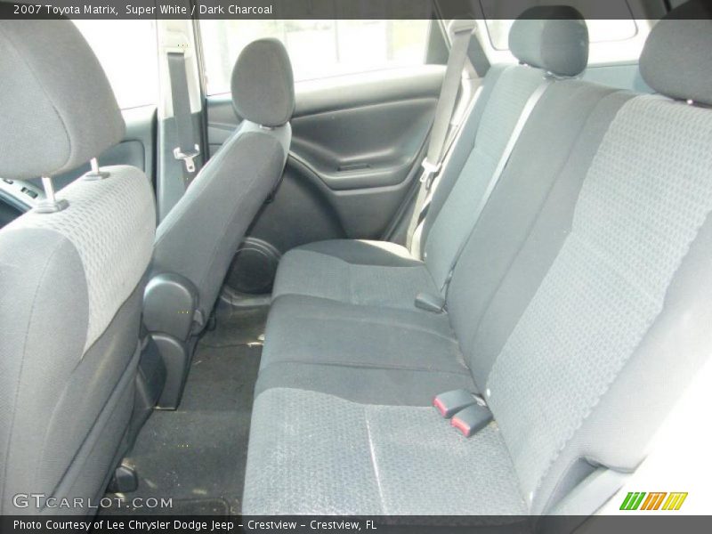 Super White / Dark Charcoal 2007 Toyota Matrix