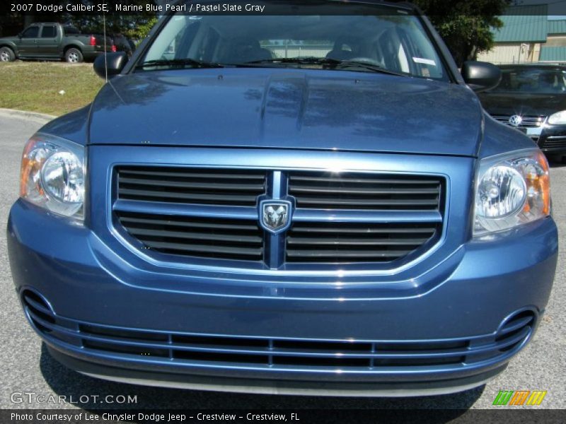 Marine Blue Pearl / Pastel Slate Gray 2007 Dodge Caliber SE